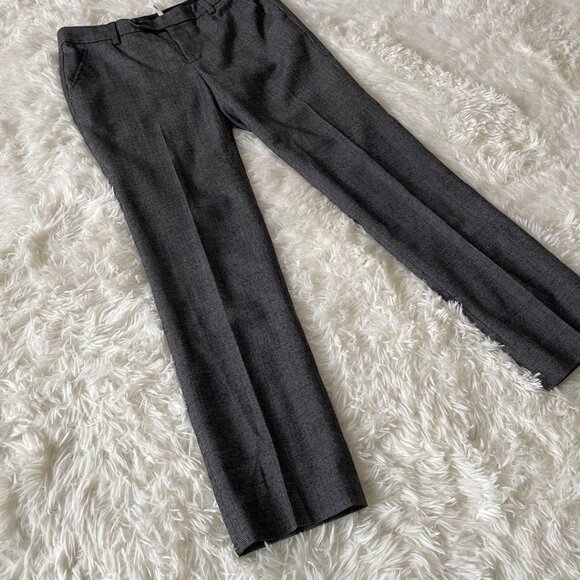 Paulart Wool Slacks Pants Gray Check Pattern - Picture 2 of 5